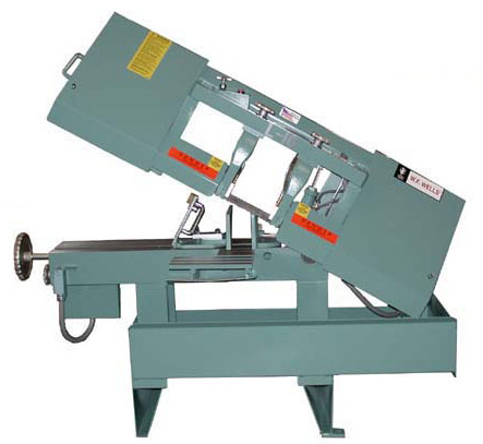 10" x 16", WF WELLS HORIZONTAL MITRE BANDSAW, MODEL#L-10, NEW