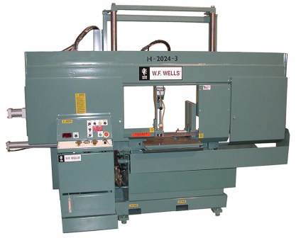 20" x 24", WF WELLS SEMI AUTO TWIN-POST BANDSAW, MODEL#H-2024-1, NEW