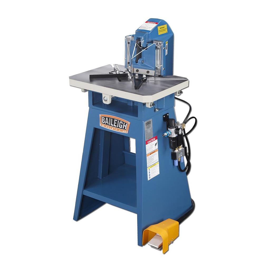 5&quot; x 11 GAUGE, BAILEIGH PNEUMATIC CORNER NOTCHER, MODEL#SN-F11-AN, NEW