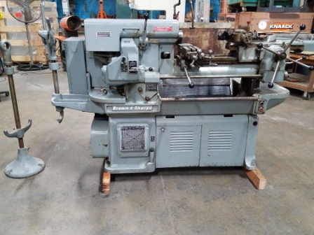 BROWN &amp; SHARPE TURRET LATHE, MODEL#2, 440V, 3 PHASE, USED