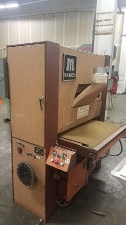 SANDER, RAMCO, 37&quot; BELT SANDER, MODEL#37, 230V, 3 PHASE, USED