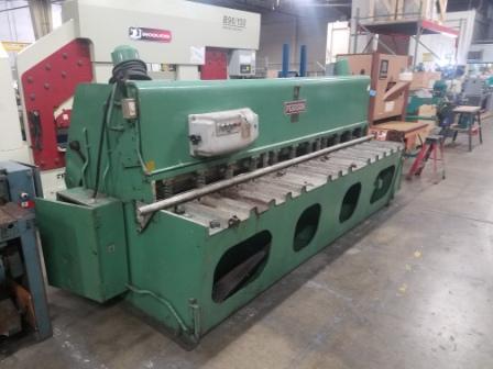1/4" x 10', PEARSON HYDRAULIC SHEAR, USED