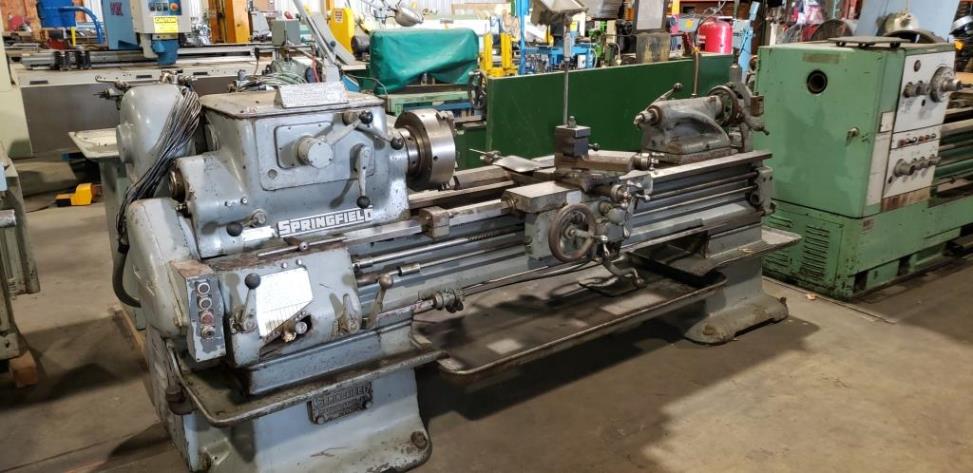 16" x 54" SPRINGFIELD ENGINE LATHE, USED