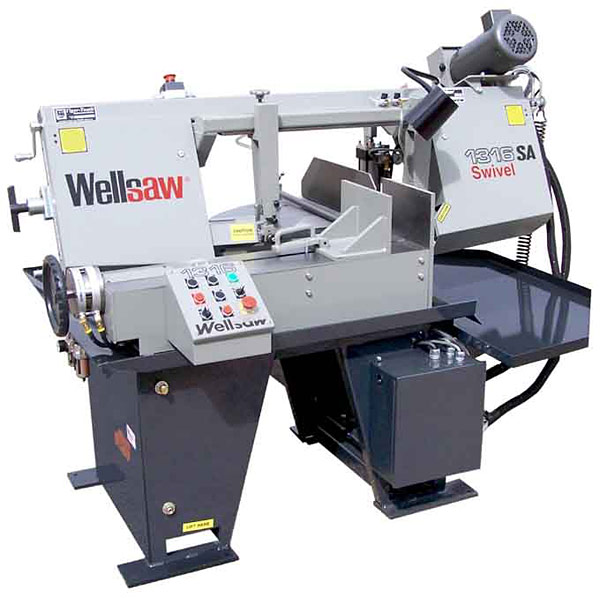 13" x 16", WELLSAW SWIVEL MITRE SEMI-AUTOMATIC, MODEL#1316S-SA **NEW**