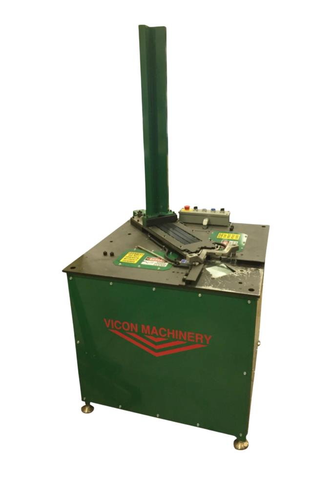 SINGLE HEAD CORNER INSERTION MACHINE, VICON, MODEL#V-SH-CIM-33 **NEW**